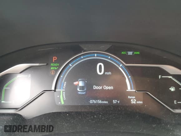 ✅ 2018 Honda Clarity • VIN: JHMZC5F16JC007092 • Lot: 85869175. Listed on Copart with 76,156 mi. Free auction sales archive from the USA and detailed vehicle history report at DreamBid. Image 9.