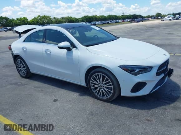 2025 Mercedes-Benz CLA 250 с VIN W1K5J4GB4SN522417, выставлен на аукционе IAAI как лот 42490791 с пробегом 17 314 миль миль и . История ставок и продаж доступна на DreamBid. Изображение 1.