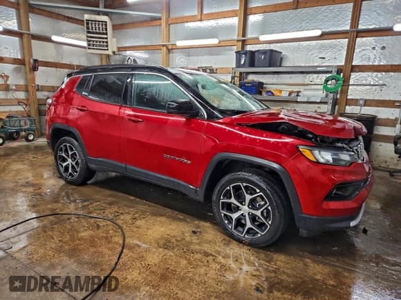 ✅ 2024 Jeep Compass Limited • VIN: 3C4NJDCN4RT150906 • Lot: 95206725. Listed on Copart with 37,330 mi. Free auction sales archive from the USA and detailed vehicle history report at DreamBid. Image 4.