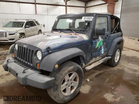 ✅ 2008 Jeep Wrangler X • VIN: 1J4FA24178L566814 • Lot: 93135925. Listed on Copart with 215,212 mi. Free auction sales archive from the USA and detailed vehicle history report at DreamBid. Image 1.