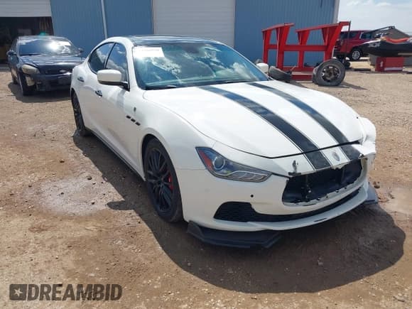 ✅ 2015 Maserati Ghibli S Q4 • VIN: ZAM57RTA6F1138201 • Лот: 43266970. Опубликован ранее на IAAI с пробегом 76 412 миль. Бесплатный доступ к архиву аукционных продаж из США и подробный отчёт об истории автомобиля на DreamBid. Изображение 1.