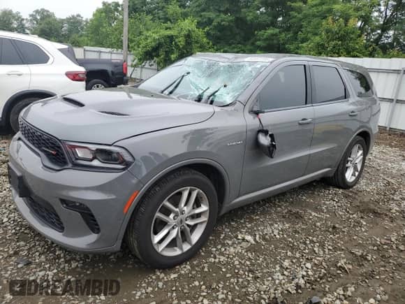 2022 Dodge Durango R/T with VIN 1C4SDHCT2NC189564, listed as a Copart auction lot 64467235 with 23,782 mi miles and Salvage title. Bid and sale history available at DreamBid. Image 1.