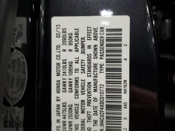✅ 2013 Acura TSX • VIN: JH4CU2F4XDC010772 • Lot: 90522335. Wystawiony na Copart z przebiegiem 93 427 mil. Bezpłatny archiwum sprzedaży aukcyjnych z USA i szczegółowy raport historii pojazdu na DreamBid. Zdjęcie 12.