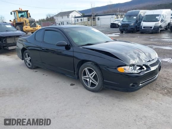 ✅ 2005 Chevrolet Monte Carlo SS Supercharged • VIN: 2G1WZ151X59250603 • Lot: 43728888. Listed on IAAI with 180,930 mi. Free auction sales archive from the USA and detailed vehicle history report at DreamBid. Image 1.