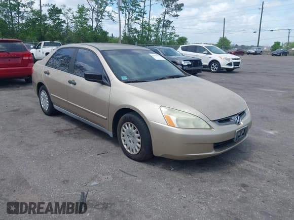 ✅ 2005 Honda Accord VP • VIN: 1HGCM55105A058287 • Lot: 41938284. Listed on IAAI with 263,011 mi. Free auction sales archive from the USA and detailed vehicle history report at DreamBid. Image 1.