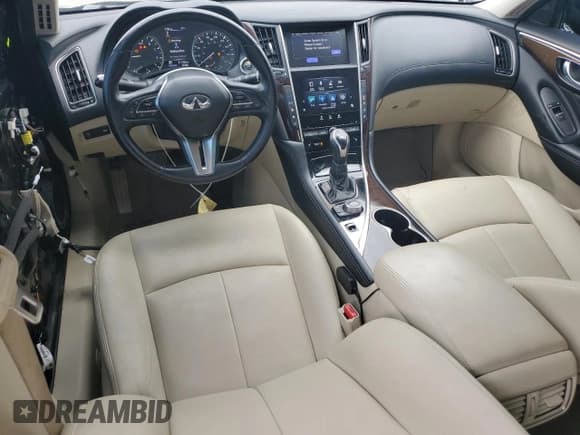✅ 2018 Infiniti Q50 Luxe • VIN: JN1EV7AP5JM354461 • Lot: 85541185. Listed on Copart with 81,190 mi. Free auction sales archive from the USA and detailed vehicle history report at DreamBid. Image 8.