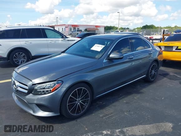 ✅ 2021 Mercedes-Benz C 300 • VIN: W1KWF8DB1MR615537 • Lot: 42789778. Listed on IAAI with 46,981 mi. Free auction sales archive from the USA and detailed vehicle history report at DreamBid. Image 2.