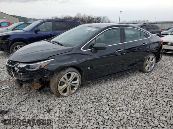 ✅ 2017 Chevrolet Cruze Premier • VIN: 1G1BF5SM3H7114686 • Lot: 37213653. Listed on Copart with 61,587 mi. Free auction sales archive from the USA and detailed vehicle history report at DreamBid. Image 1.