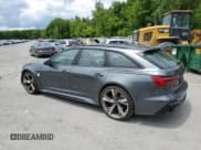 ✅ 2021 Audi RS 6 • VIN: WUA1CBF23MN902752 • Lot: 55105153. Listed on Copart with 10,451 mi. Free auction sales archive from the USA and detailed vehicle history report at DreamBid. Image 2.