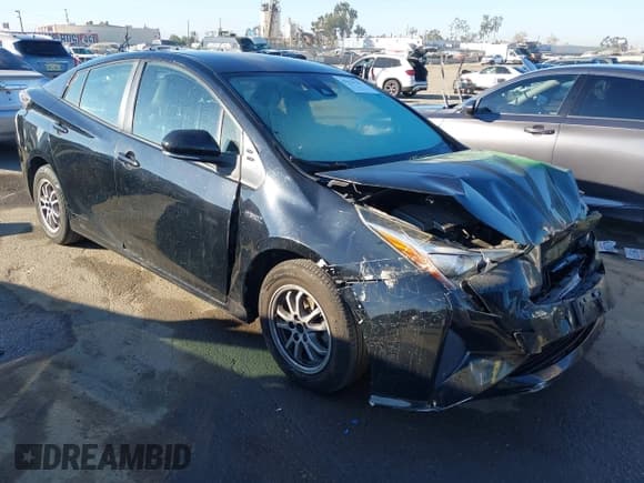 ✅ 2017 Toyota Prius Two • VIN: JTDKBRFU7H3035565 • Lot: 43656486. Listed on IAAI with 152,690 mi. Free auction sales archive from the USA and detailed vehicle history report at DreamBid. Image 1.