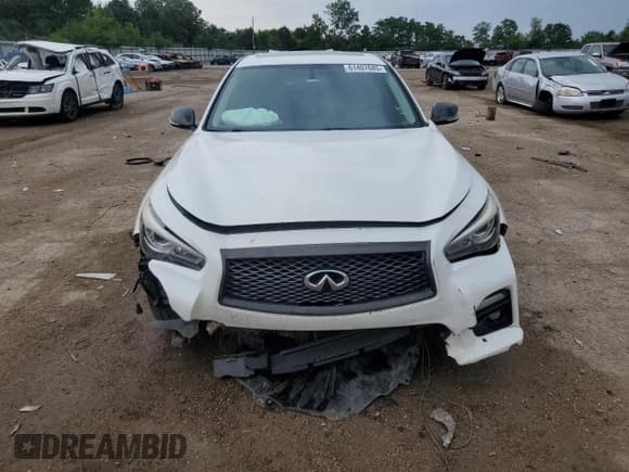 ✅ 2014 Infiniti Q50 Hybrid Premium • VIN: JN1AV7ARXEM703233 • Lot: 61407685. Listed on Copart with 114,732 mi. Free auction sales archive from the USA and detailed vehicle history report at DreamBid. Image 5.