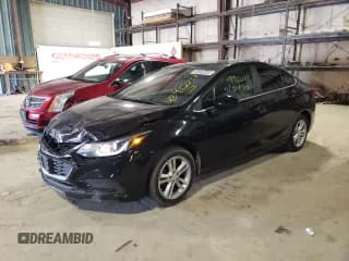 ✅ 2018 Chevrolet Cruze LT • VIN: 1G1BE5SM7J7122606 • Lot: 48962233. Listed on Copart with 124,762 mi. Free auction sales archive from the USA and detailed vehicle history report at DreamBid. Image 1.