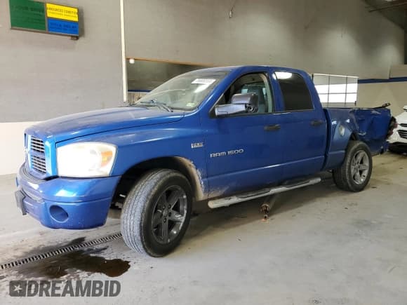 ✅ 2007 Dodge 1500 SLT • VIN: 1D7HA182X7S206264 • Лот: 78800304. Опубликован ранее на Copart с пробегом 230 515 миль. Бесплатный доступ к архиву аукционных продаж из США и подробный отчёт об истории автомобиля на DreamBid. Изображение 1.
