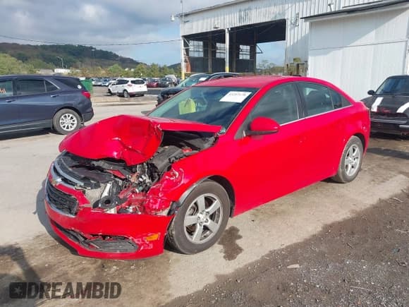 ✅ 2015 Chevrolet Cruze LT • VIN: 1G1PC5SB7F7212209 • Lot: 43297178. Listed on IAAI with 98,786 mi. Free auction sales archive from the USA and detailed vehicle history report at DreamBid. Image 2.