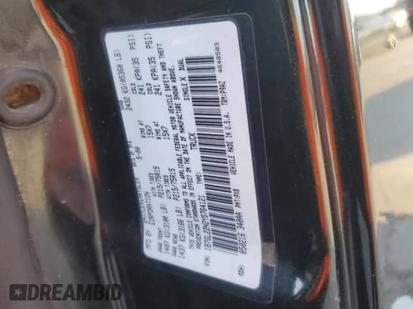 2000 Dodge Dakota Sport z VIN 1B7GL22N2YS764121, wystawiony jako Copart lot #75391714 z przebiegiem 232 126 mil mil oraz Szkoda całkowita • Salvage title. Historia ofert i sprzedaży dostępna na DreamBid. Obrazek 12.