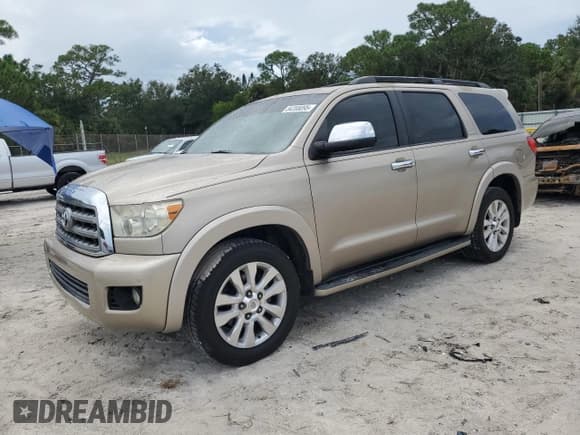 ✅ 2008 Toyota Sequoia Limited • VIN: 5TDZY68A08S003084 • Lot: 84208095. Listed on Copart with 165,798 mi. Free auction sales archive from the USA and detailed vehicle history report at DreamBid. Image 1.