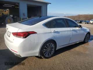 2015 Hyundai Genesis 3.8L z VIN KMHGN4JE3FU069845, wystawiony jako Copart lot #81885764 z przebiegiem 112 403 mil mil oraz Szkoda całkowita • Salvage title. Historia ofert i sprzedaży dostępna na DreamBid. Obrazek 3.