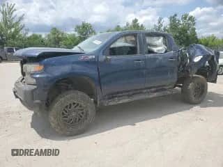 2019 Chevrolet Silverado 1500 Custom Trail Boss with VIN 1GCPYCEF6KZ387786, listed as a Copart auction lot 62061155 with Not provided miles and Salvage title. Bid and sale history available at DreamBid. Image 1.