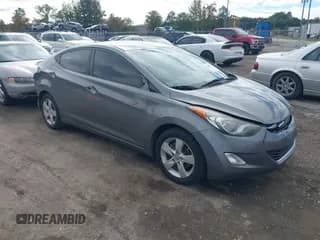 ✅ 2012 Hyundai Elantra GLS • VIN: 5NPDH4AE6CH148687 • Lot: 43448973. Listed on IAAI with 161,981 mi. Free auction sales archive from the USA and detailed vehicle history report at DreamBid. Image 1.