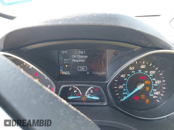 ✅ 2016 Ford Escape SE • VIN: 1FMCU0G79GUB71042 • Lot: 43315061. Listed on IAAI with 104,822 mi. Free auction sales archive from the USA and detailed vehicle history report at DreamBid. Image 7.