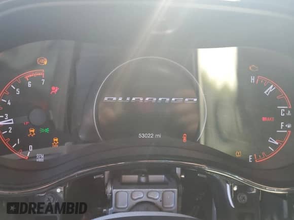 2023 Dodge Durango R/T Plus with VIN 1C4SDHCT7PC555411, listed as a Copart auction lot 85007535 with 53,022 mi miles and Salvage title. Bid and sale history available at DreamBid. Image 9.