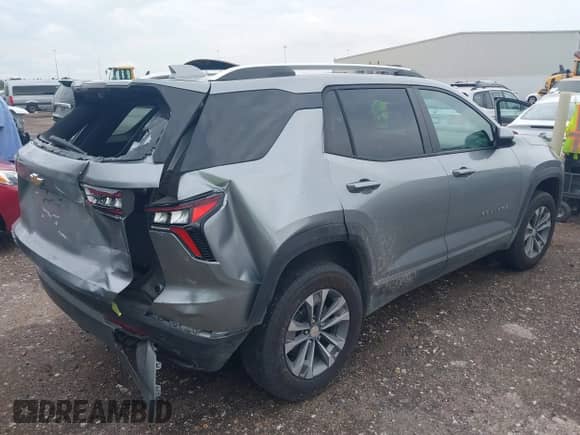 2025 Chevrolet Equinox FWD LT с VIN 3GNAXHEG4SL167463, выставлен на аукционе IAAI как лот 42494601 с пробегом 16 543 миль миль и . История ставок и продаж доступна на DreamBid. Изображение 4.