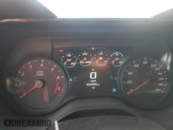 2016 Chevrolet Camaro 2SS z VIN 1G1FG1R71G0131114, wystawiony jako Copart lot #69087245 z przebiegiem 52 499 mil mil oraz Szkoda całkowita • Salvage title. Historia ofert i sprzedaży dostępna na DreamBid. Obrazek 9.