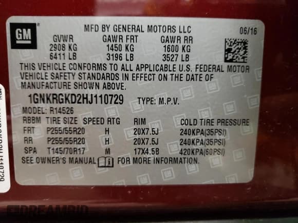 ✅ 2017 Chevrolet Traverse LT • VIN: 1GNKRGKD2HJ110729 • Lot: 72923253. Wystawiony na Copart z przebiegiem 83 591 mil. Bezpłatny archiwum sprzedaży aukcyjnych z USA i szczegółowy raport historii pojazdu na DreamBid. Zdjęcie 13.