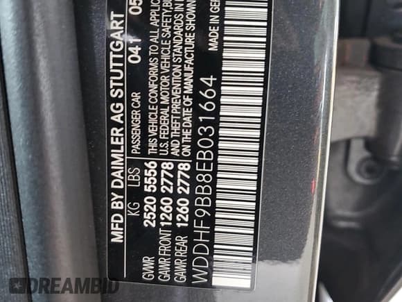 ✅ 2014 Mercedes-Benz E 550 Sport • VIN: WDDHF9BB8EB031664 • Лот: 59894955. Опубликован ранее на Copart с пробегом 133 590 миль. Бесплатный доступ к архиву аукционных продаж из США и подробный отчёт об истории автомобиля на DreamBid. Изображение 12.