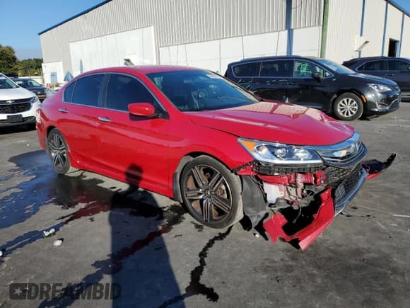 ✅ 2016 Honda Accord Sport • VIN: 1HGCR2F53GA035865 • Lot: 92438155. Wystawiony na Copart z przebiegiem 90 592 mil. Bezpłatny archiwum sprzedaży aukcyjnych z USA i szczegółowy raport historii pojazdu na DreamBid. Zdjęcie 4.