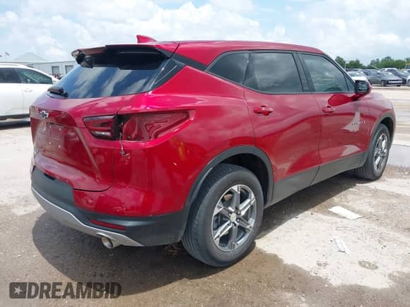 2023 Chevrolet Blazer LT z VIN 3GNKBCR43PS209835, wystawiony jako IAAI lot #42602606 z przebiegiem 23 924 mil mil oraz . Historia ofert i sprzedaży dostępna na DreamBid. Obrazek 4.