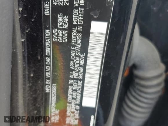 ✅ 2011 Volvo S40 • VIN: YV1672MS0B2536851 • Lot: 67722094. Listed on Copart with 118,394 mi. Free auction sales archive from the USA and detailed vehicle history report at DreamBid. Image 12.