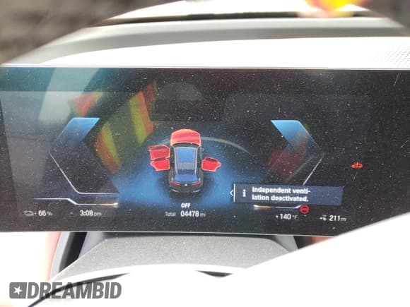 ✅ 2022 BMW iX xDrive50 • VIN: WB523CF0XNCJ77116 • Lot: 42071493. Wystawiony na Copart z przebiegiem 4 478 mil. Bezpłatny archiwum sprzedaży aukcyjnych z USA i szczegółowy raport historii pojazdu na DreamBid. Zdjęcie 9.