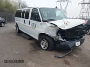 ✅ 2023 Chevrolet Express Passenger LS • VIN: 1GAZGNFP2P1137216 • Lot: 41923220. Listed on IAAI with 14,163 mi. Free auction sales archive from the USA and detailed vehicle history report at DreamBid. Image 1.