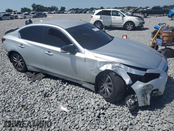 ✅ 2020 Infiniti Q50 Pure • VIN: JN1EV7APXLM204932 • Lot: 52923515. Listed on Copart with 45,194 mi. Free auction sales archive from the USA and detailed vehicle history report at DreamBid. Image 4.