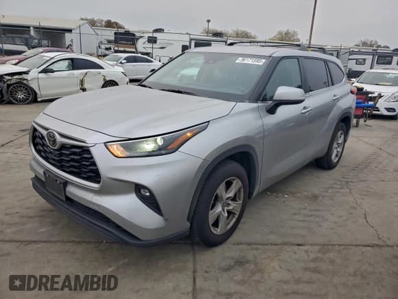 ✅ 2023 Toyota Highlander L • VIN: 5TDKDRAH6PS030844 • Lot: 96171595. Wystawiony na Copart z przebiegiem 73 909 mil. Bezpłatny archiwum sprzedaży aukcyjnych z USA i szczegółowy raport historii pojazdu na DreamBid. Zdjęcie 1.