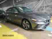 2025 Hyundai Elantra SEL Convenience with VIN KMHLS4DG1SU910642, listed as a Copart auction lot 90224255 with 24,478 mi miles and Clean title. Bid and sale history available at DreamBid. Image 4.