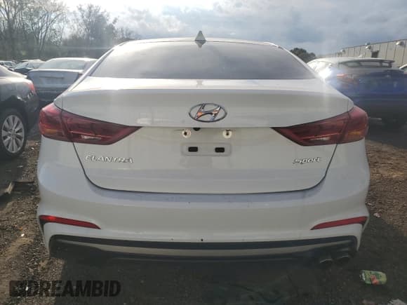 ✅ 2017 Hyundai Elantra Sport • VIN: KMHD04LB3HU332133 • Lot: 82200305. Listed on Copart with 112,367 mi. Free auction sales archive from the USA and detailed vehicle history report at DreamBid. Image 6.