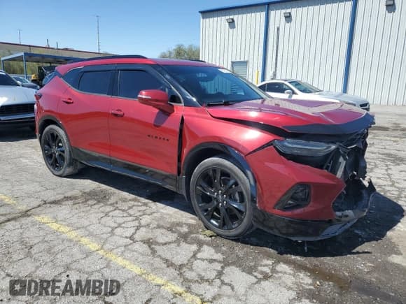 ✅ 2019 Chevrolet Blazer RS • VIN: 3GNKBERS1KS684676 • Lot: 56251875. Listed on Copart with 59,503 mi. Free auction sales archive from the USA and detailed vehicle history report at DreamBid. Image 4.