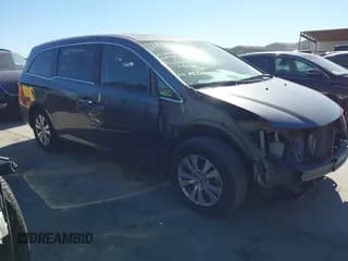 ✅ 2014 Honda Odyssey EX-L • VIN: 5FNRL5H68EB028545 • Lot: 43615761. Listed on IAAI with 223,732 mi. Free auction sales archive from the USA and detailed vehicle history report at DreamBid. Image 1.