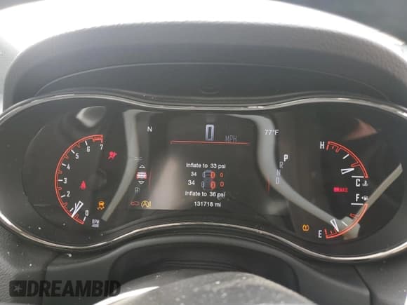 ✅ 2020 Dodge Durango GT Plus • VIN: 1C4RDJDG7LC308374 • Lot: 85910915. Listed on Copart with 131,718 mi. Free auction sales archive from the USA and detailed vehicle history report at DreamBid. Image 9.