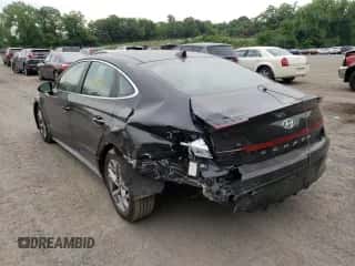 2021 Hyundai Sonata SEL с VIN 5NPEF4JA5MH080505, выставлен на аукционе Copart как лот 48466182 с пробегом 10 592 миль миль и . История ставок и продаж доступна на DreamBid. Изображение 3.