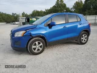 2015 Chevrolet Trax LS с VIN KL7CJPSB0FB259891, выставлен на аукционе Copart как лот 80619655 с пробегом 152 883 миль миль и Списание • Salvage title. История ставок и продаж доступна на DreamBid. Изображение 1.