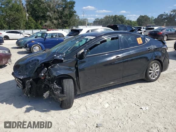 ✅ 2014 Hyundai Elantra SE • VIN: 5NPDH4AE7EH545876 • Lot: 86450375. Listed on Copart with 204,438 mi. Free auction sales archive from the USA and detailed vehicle history report at DreamBid. Image 1.