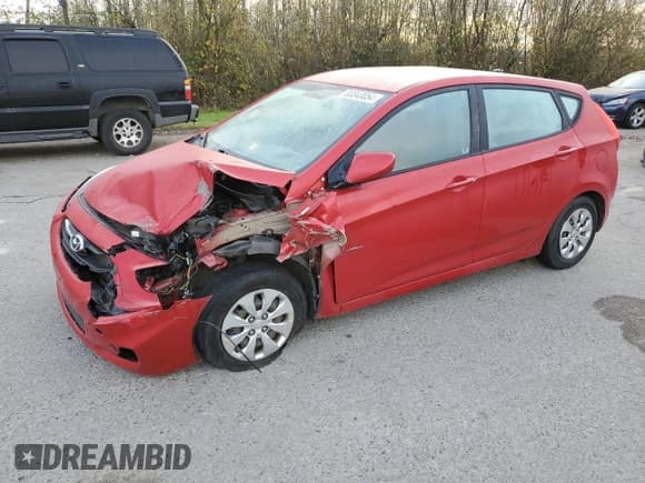 ✅ 2015 Hyundai Accent GS • VIN: KMHCT5AE0FU215998 • Лот: 80043054. Опубликован ранее на Copart с пробегом 76 676 миль. Бесплатный доступ к архиву аукционных продаж из США и подробный отчёт об истории автомобиля на DreamBid. Изображение 1.