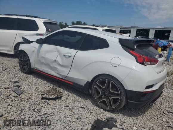 2020 Hyundai Veloster с VIN KMHT36AH6LU005899, выставлен на аукционе Copart как лот 67163814 с пробегом 106 668 миль миль и Списание • Salvage title. История ставок и продаж доступна на DreamBid. Изображение 2.