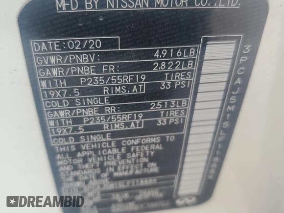 ✅ 2020 Infiniti QX50 Luxe • VIN: 3PCAJ5M15LF118889 • Лот: 56438174. Опубликован ранее на Copart с пробегом Не указан. Бесплатный доступ к архиву аукционных продаж из США и подробный отчёт об истории автомобиля на DreamBid. Изображение 13.