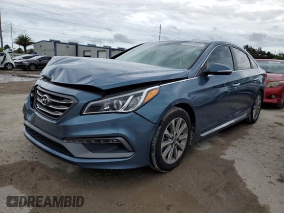 ✅ 2017 Hyundai Sonata Sport • VIN: 5NPE34AF4HH554468 • Lot: 61037842. Listed on Copart with 45,166 mi. Free auction sales archive from the USA and detailed vehicle history report at DreamBid. Image 2.