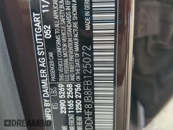 ✅ 2015 Mercedes-Benz E 350 Luxury • VIN: WDDHF8JB8FB125072 • Лот: 84438445. Опубликован ранее на Copart с пробегом 42 050 миль. Бесплатный доступ к архиву аукционных продаж из США и подробный отчёт об истории автомобиля на DreamBid. Изображение 12.