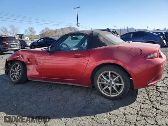 ✅ 2017 Mazda MX-5 Miata Sport • VIN: JM1NDAB78H0124135 • Лот: 88089415. Опубликован ранее на Copart с пробегом 145 338 миль. Бесплатный доступ к архиву аукционных продаж из США и подробный отчёт об истории автомобиля на DreamBid. Изображение 2.
